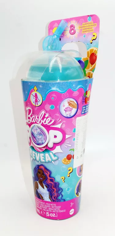 LALKA BARBIE POP REVEAL OWOCOWY SOK HNW42 PONCZ OWOCOWY WIŚNIA POMARAŃCZA