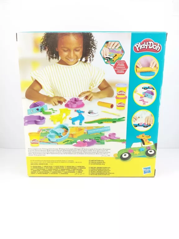 CIASTOLINA PLAY DOH 3+ WILD ANIMALS SAFARI
