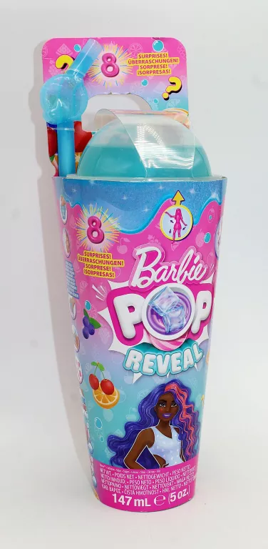 LALKA BARBIE POP REVEAL OWOCOWY SOK HNW42 PONCZ OWOCOWY WIŚNIA POMARAŃCZA