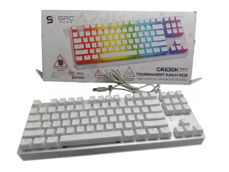 KLAWIATURA SPC GEAR GK630K ONYX WHITE