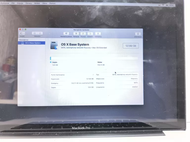 LAPTOP APPLE MACBOOK PRO 15 LATE 2011 A1286 I5 8GB 128GB MAC36