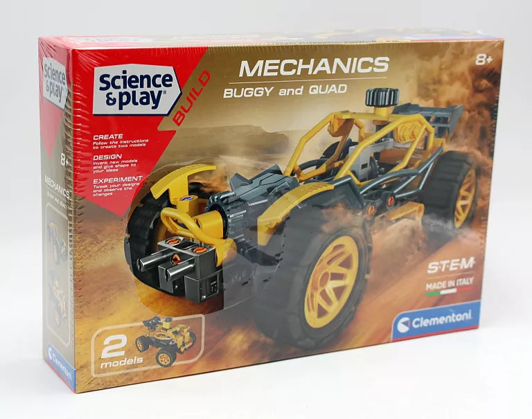 CLEMENTONI LABORATORIUM MECHANIKI - ŁAZIK I QUAD-BUGGY AND QUAD