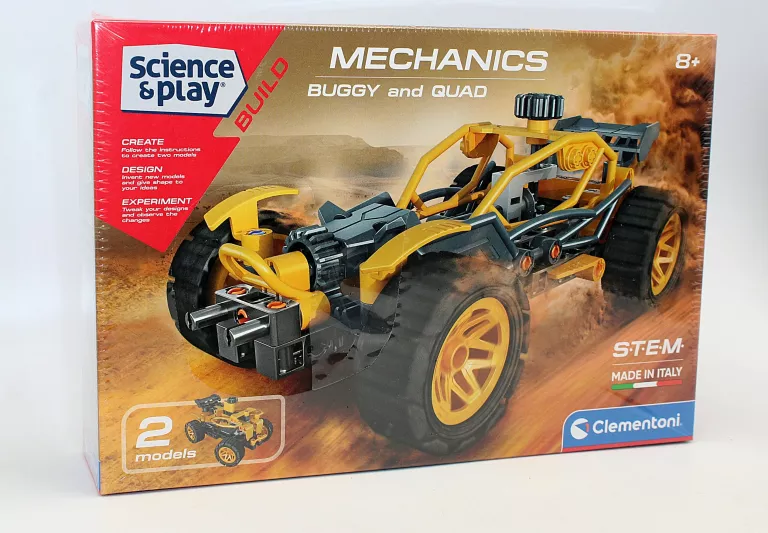 CLEMENTONI LABORATORIUM MECHANIKI - ŁAZIK I QUAD-BUGGY AND QUAD