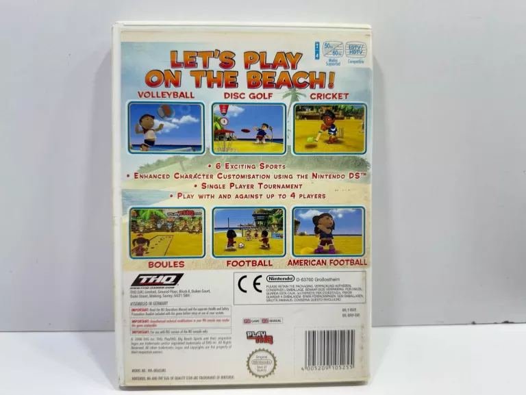 BIG BEACH SPORTS NINTENDO WII