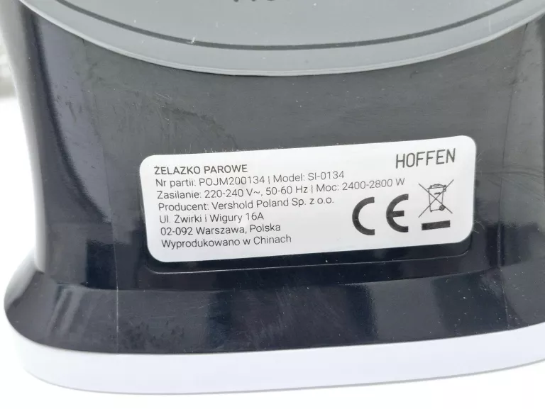 ŻELAZKO PAROWE HOFFEN SI-0134