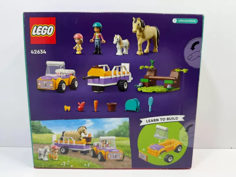 LEGO FRIENDS 42634 PRZYCZEPKA DLA KONIA I KUCYKA