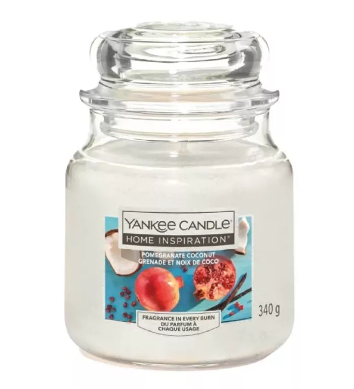 ŚWIECA ZAPACHOWA YANKEE CANDLE POMEGRANATE COCONUT 340 G