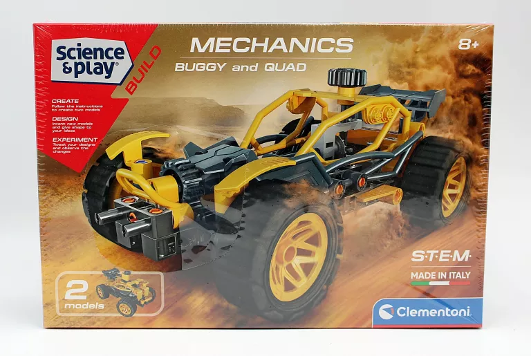 CLEMENTONI LABORATORIUM MECHANIKI - ŁAZIK I QUAD-BUGGY AND QUAD