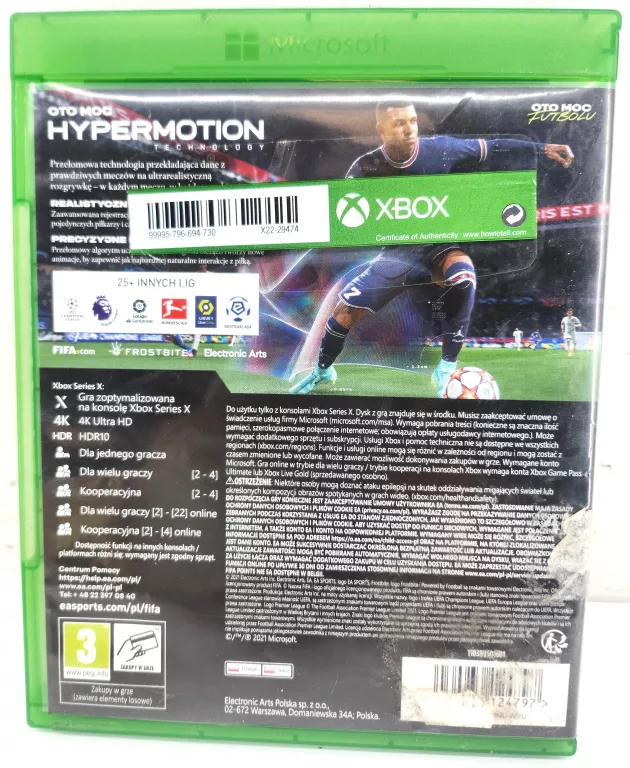 FIFA 22 XBOX SERIES X