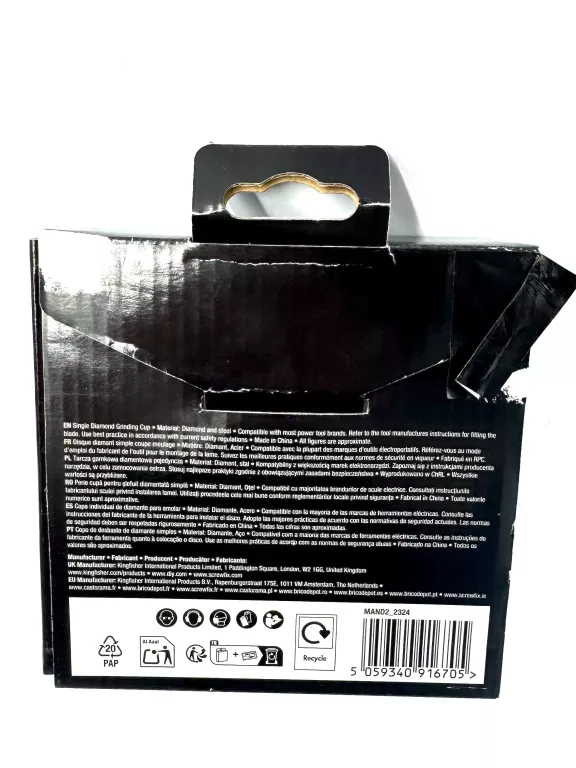 TARCZA GARNKOWA ERBAUER MAND2-2324 125X22.2MM