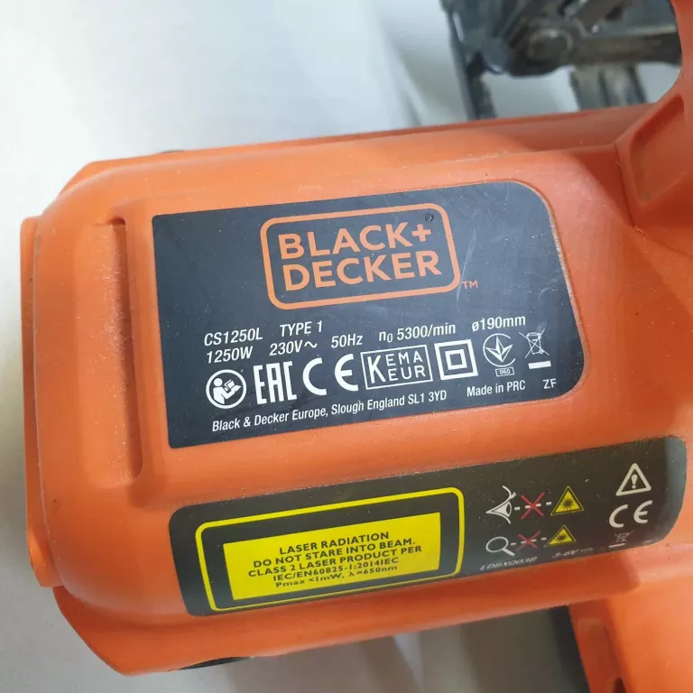 PILARKA TARCZOWA BLACK + DECKER CS1250L 1250W