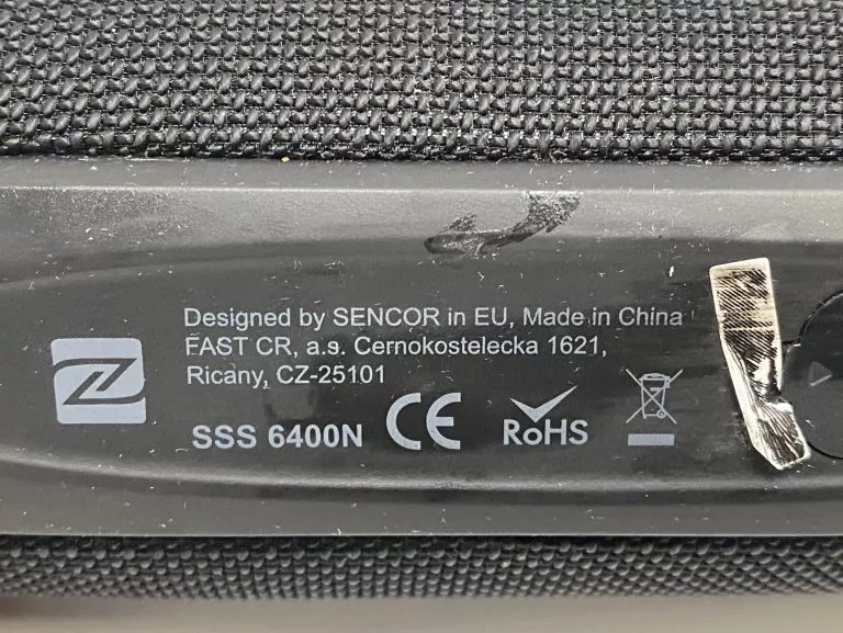 GŁOŚNIK BLUETOOTH SENCOR SSS 6400N 30W