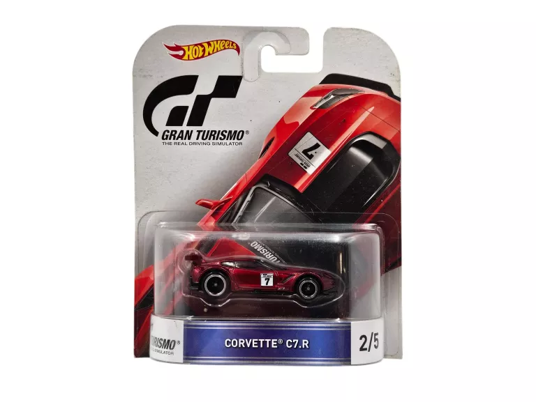 HOT WHEELS GRAN TOURISMO CORVETTE C7.R (MAROON)