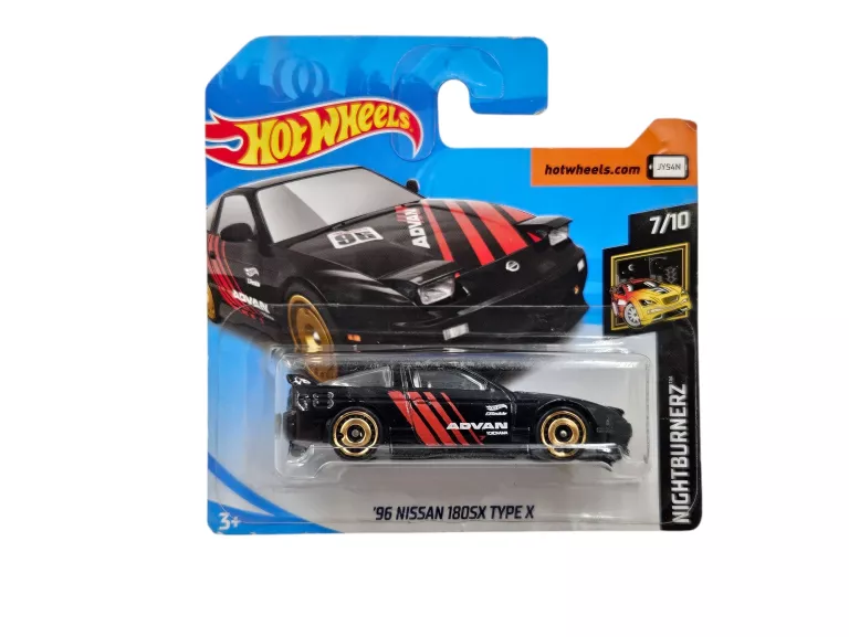 HOT WHEELS 96 NISSAN 180SX TYPE X HOT WHEELS 1:64