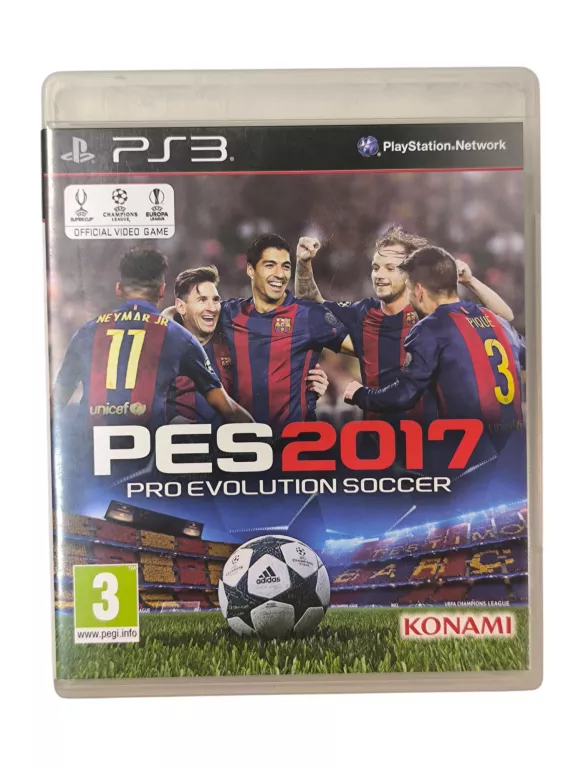 PRO EVOLUTION SOCCER PES 2017 SONY PLAYSTATION 3 (PS3)