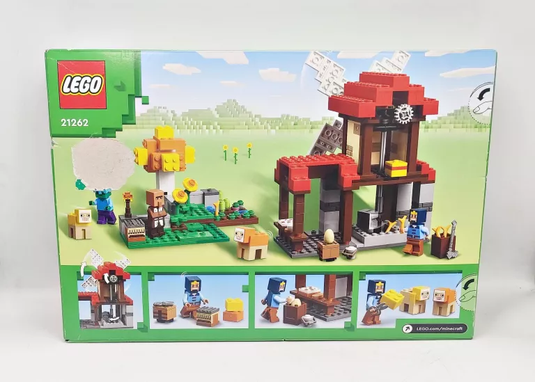 LEGO MINECRAFT 21262 FARMA Z WIATRAKIEM