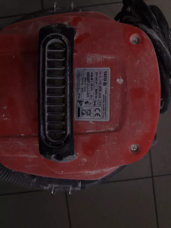 YATO ODKURZACZ WARSZTATOWY 1400W 20L YT-85700