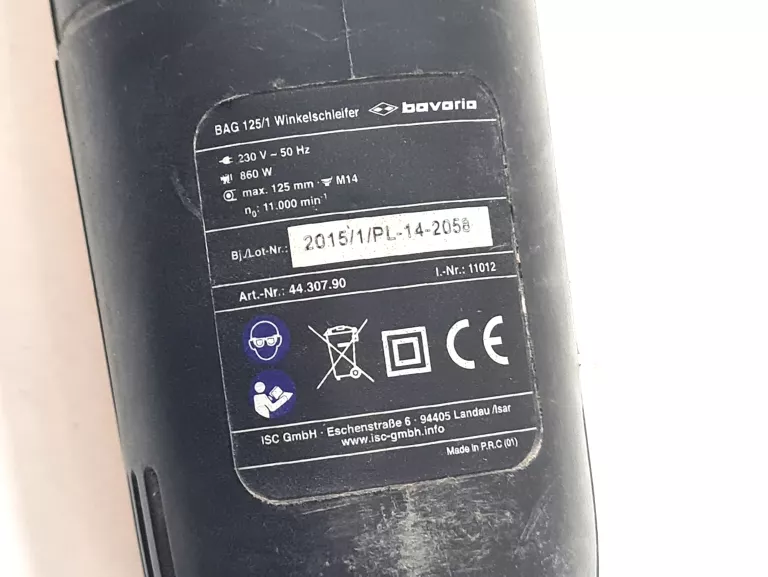 SZLIFIERKA BAVARIA BAG 125/1