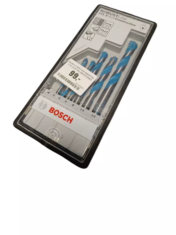 BOSCH ZESTAW WIERTEŁ CYL-9 (4-10) 2607010543