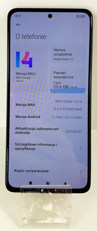 TELEFON REDMI NOTE 13 KPL