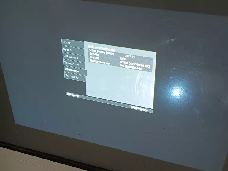 PROJEKTOR EPSON EH-TW5300 283H LAMPA