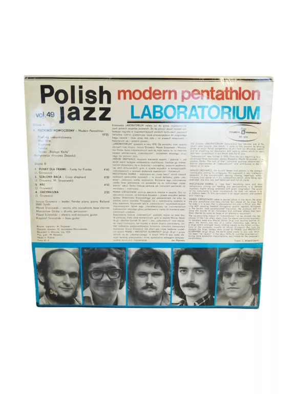 PŁYTA WINYLOWA POLISH JAZZ MODERN PENTATHLON LABORATORIUM