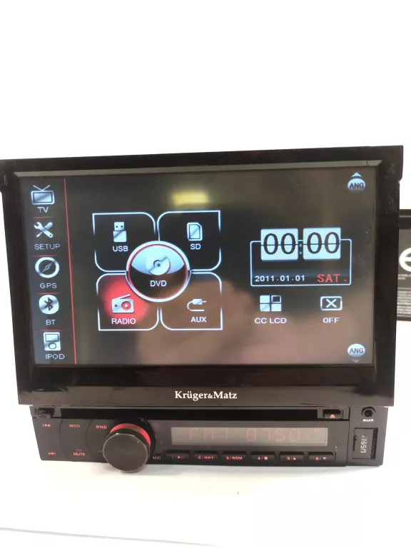 RADIO SAMOCHODOWE KRUGER&MATZ KM2002 KOMPLET OPIS