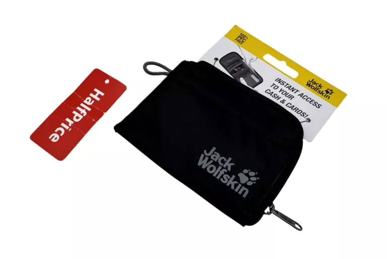 PORTFEL TEKSTYLNY Z ZAMKIEM BŁYSKAWICZNYM JACK WOLFSKIN KARIBA AIR JAK NOW
