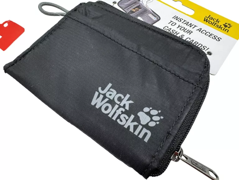 PORTFEL TEKSTYLNY Z ZAMKIEM BŁYSKAWICZNYM JACK WOLFSKIN KARIBA AIR JAK NOW