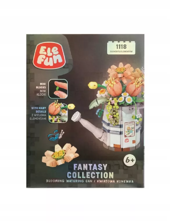 KLOCKI ELEFUN FANTASY COLLECTION KWIATOWA KONEWKA 1118 ELEMENTÓW