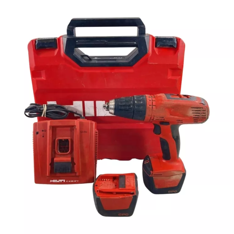 WIERTARKO - WKRĘTARKA UDAROWA HILTI SFH-14A 14,4V + 2X AKU 5,2 AH / WALIZK