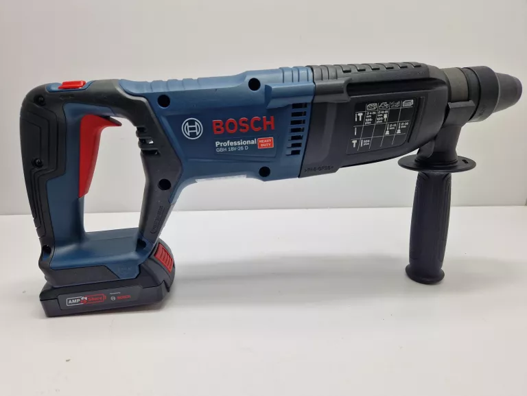 MŁOTOWIERTARKA BOSCH W ZESTAWIE Z WALIZKĄ GBH 18V-26 D + AKU 2.0