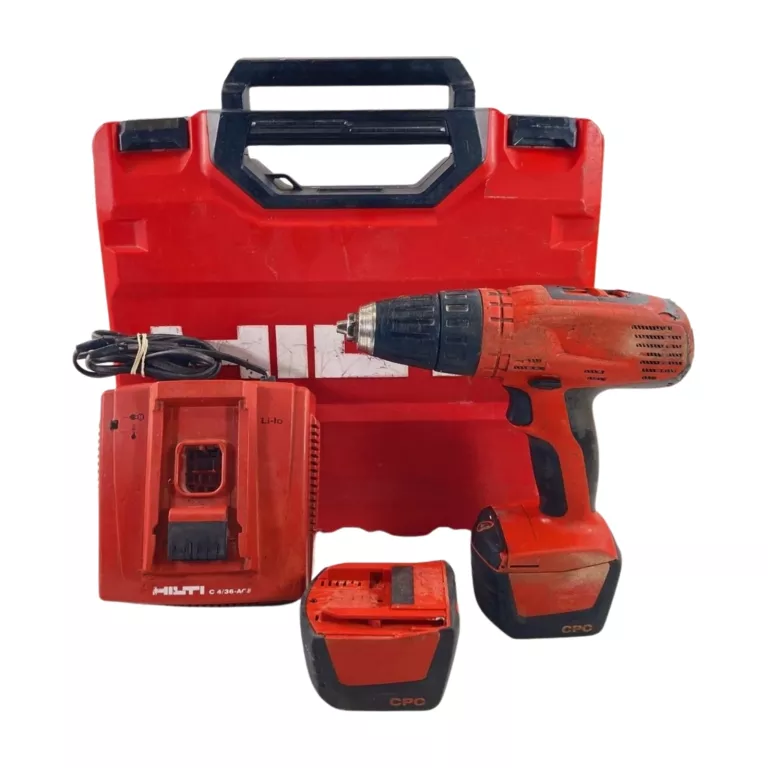 WIERTARKO - WKRĘTARKA UDAROWA HILTI SFH-14A 14,4V + 2X AKU 5,2 AH / WALIZK