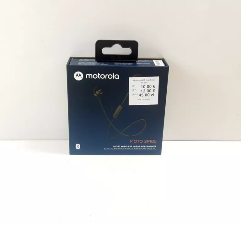 SŁUCHAWKI BEZPRZEWODOWE MOTOROLA MOTO SP105  #FABRYCZNIE ZAMKNIETE