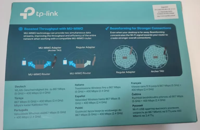 KARTA SIECIOWA USB TP-LINK AC1300