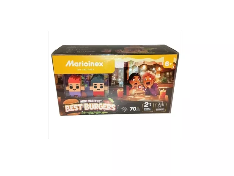 KLOCKI MINI WAFLE MARIOINEX BEST BURGERS