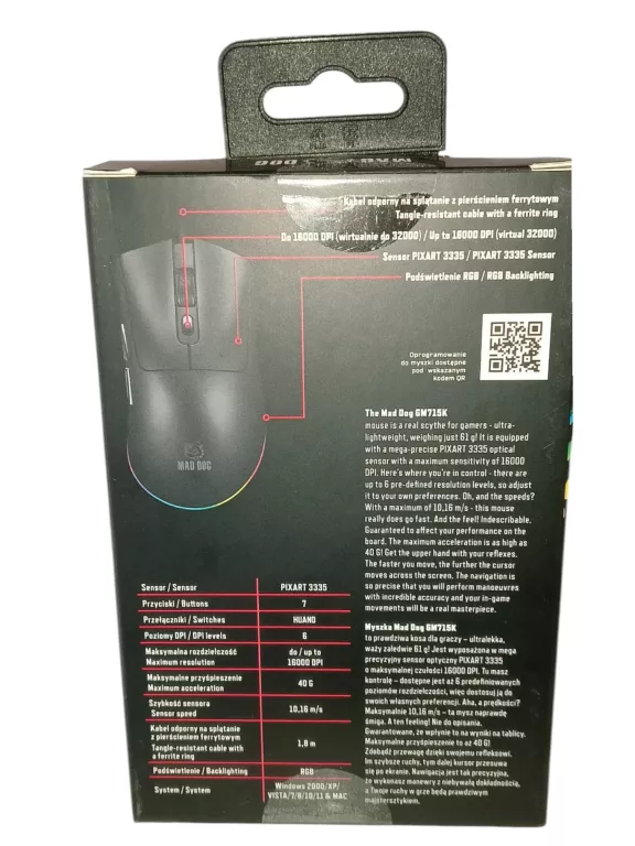 MYSZ MAD DOG GM715K