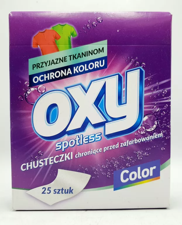 CHUSTECZKI OXY SPOTLESS 25SZT PRZECIW FARBOWANIU