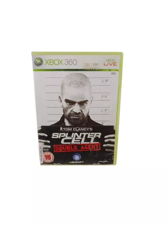 GRA XBOX 360 TOM CLANCY'S SPLINTER CELL DOUBLE AGENT