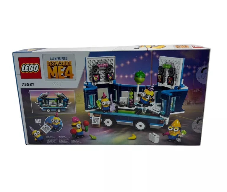 LEGO MINIONKI - IMPREZOWY AUTOBUS MINIONKÓW 75581