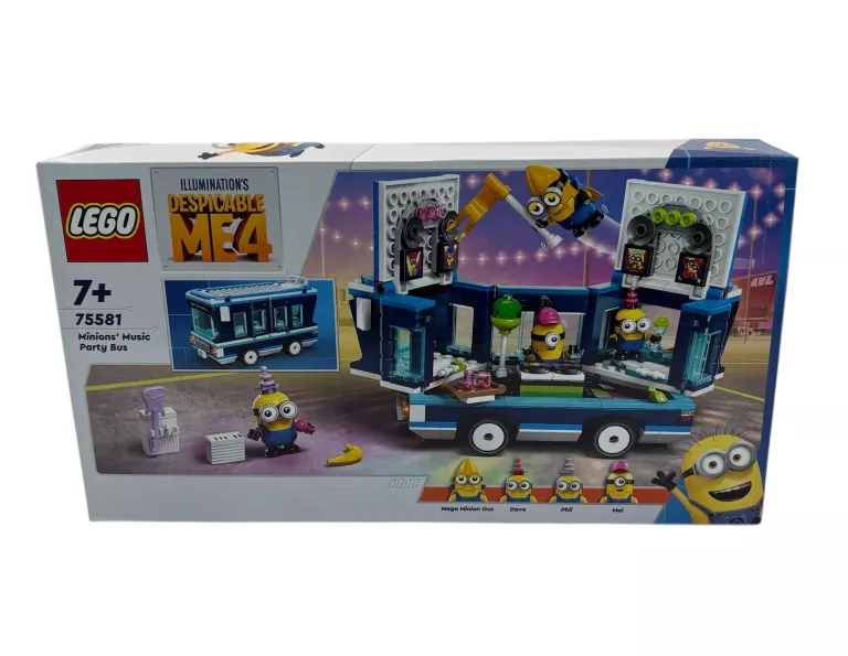 LEGO MINIONKI - IMPREZOWY AUTOBUS MINIONKÓW 75581