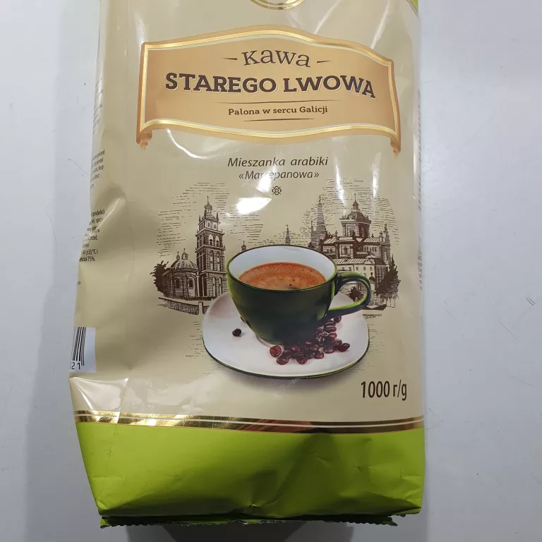 KAWA STAREGO LWOWA MARCEPANOWA KAWA ZIARNISTA 1KG