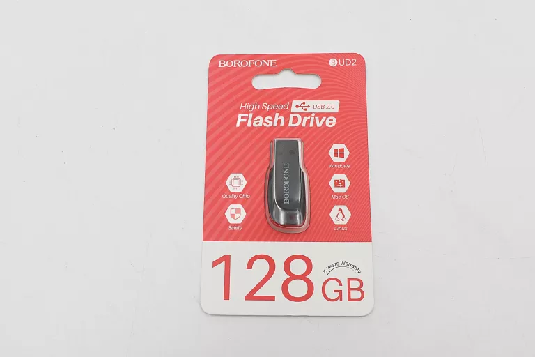 PENDRIVE BOROFONE BUD2 GENEROUS USB 2.0 128GB