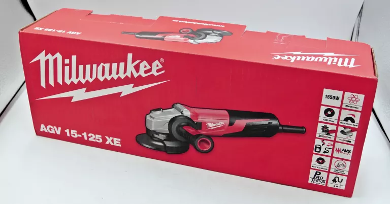 SZLIFIERKA KĄTOWA MILWAUKEE AGV15-125XE 230V 1550W 125MM M14/ B.DOBRY STAN