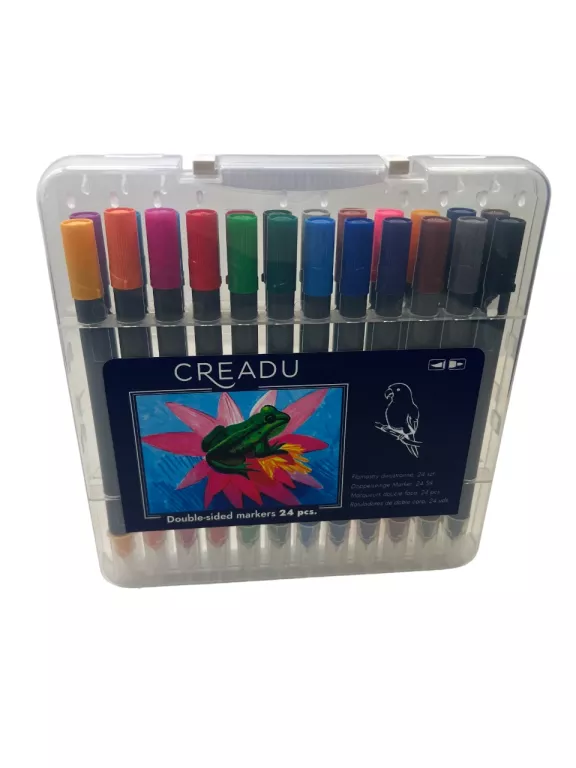 FLAMASTRY DWUSTRONNE CREADU 24 SZTUKI