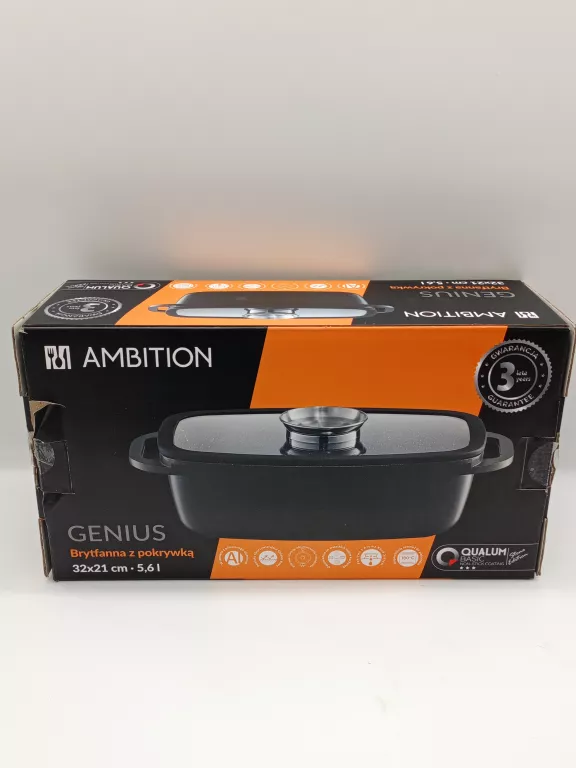 AMBITION GENIUS BRYTFANNA Z POKRYWKA 5,6L WARTO!!