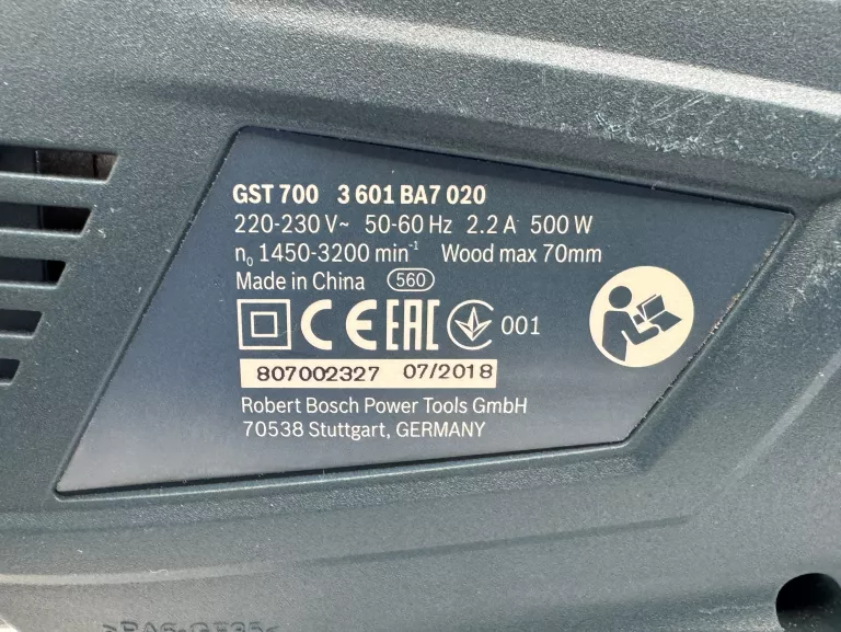 WYRZYNARKA BOSCH PROFESSIONAL GST 700