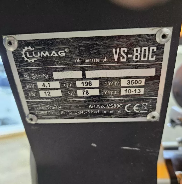 ZAGĘSZCZARKA LUMAG VS-80C