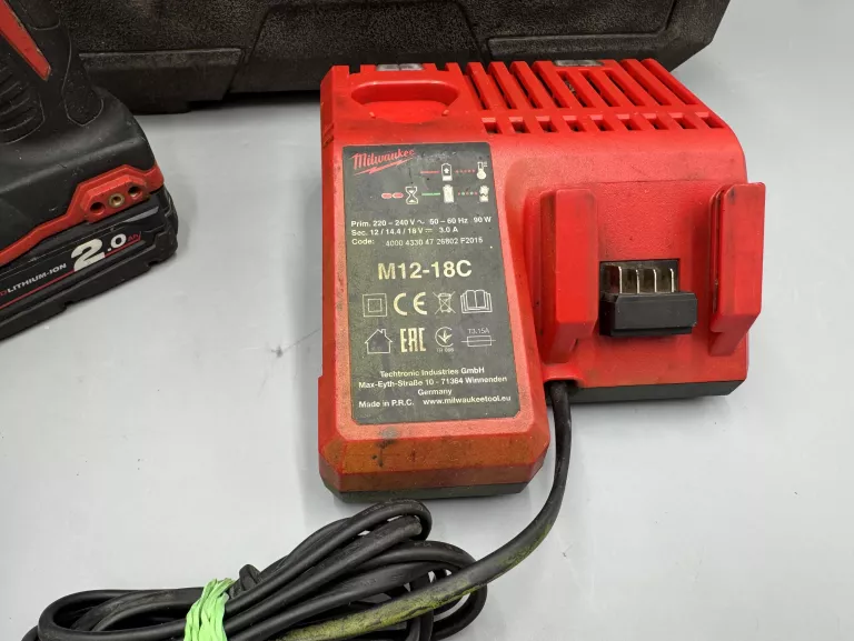 WKRĘTARKA MILWAUKEE M18 BPD + 2 AKU + ŁAD + WALIZKA