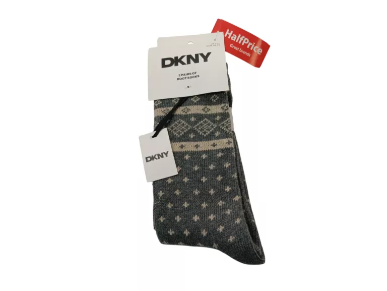SKARPETY MĘSKIE DKNY R.40-45 SZARE